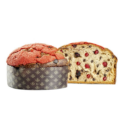 Panettone frutti di bosco semicanditi con gocce di cioccolato fondente