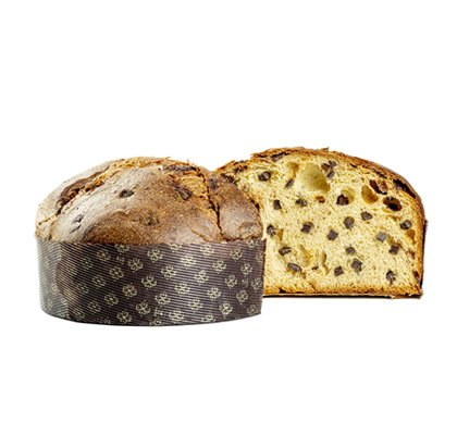 Panettone con gocce di cioccolato