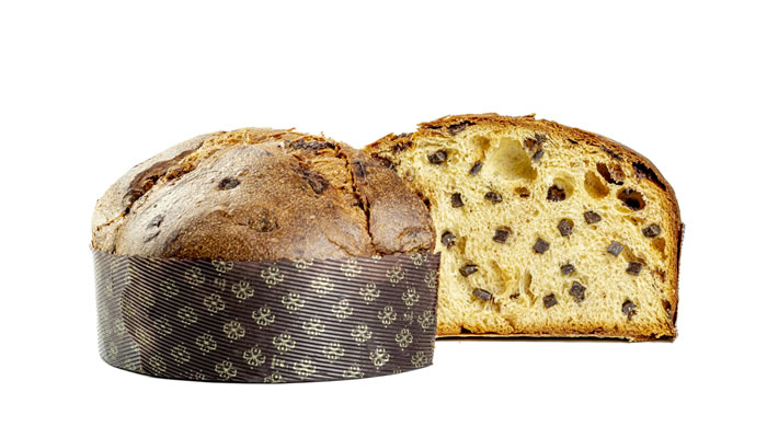 Panettone con gocce di cioccolato